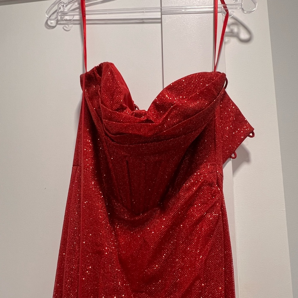 Sequin red dress